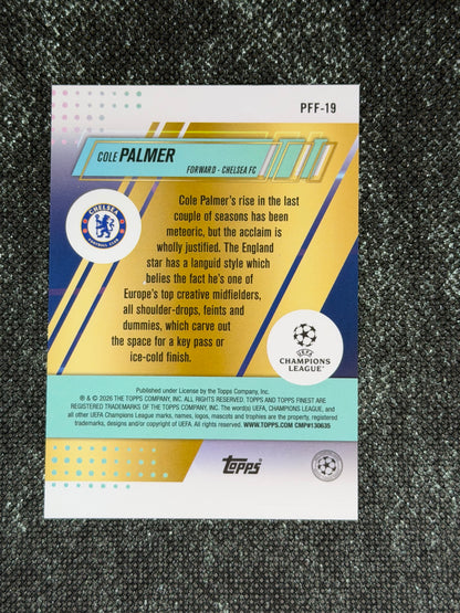 2025-26 Topps Finest UCC Prized Footballers Fusion - Cole Palmer