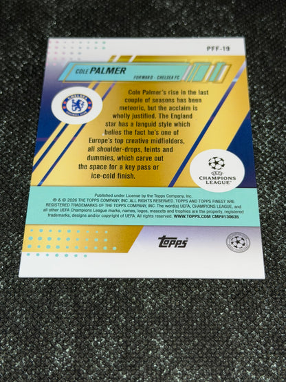 2025-26 Topps Finest UCC Prized Footballers Fusion - Cole Palmer