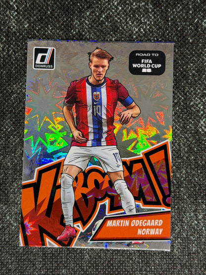 2025-26 Panini-Donruss Road To FIFA World Cup Soccer Kaboom Insert (Case Hit) - Martin Odegaard