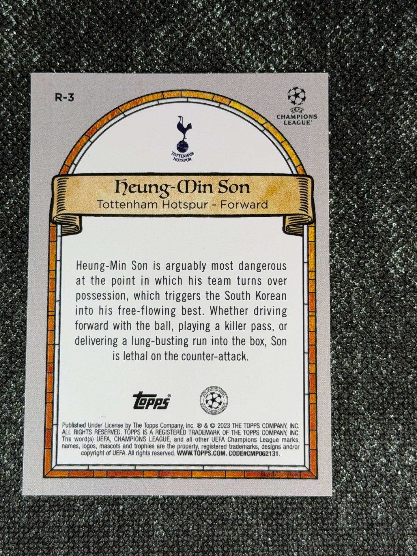 2023 Topps Merlin Chrome UCC Renaissance Insert (Case Hit) - Heung-Min Son