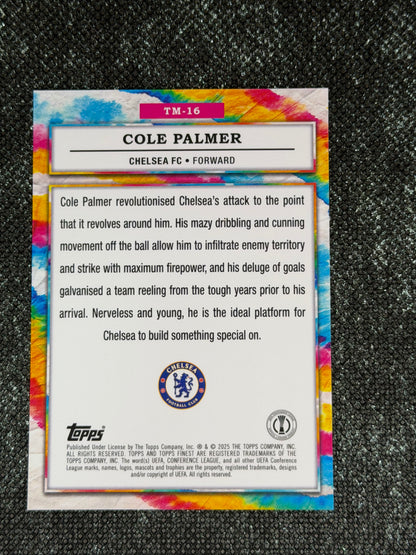 2024-25 Topps Finest UCC The Man Insert (Case Hit) - Cole Palmer