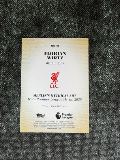 2025-2026 Topps Merlin EPL Merlin’s Mythical Art (Case Hit) - Florian Wirtz