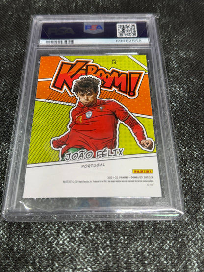 2021-22 Panini Donruss Soccer Road To FIFA World Cup Qatar 2022 Kaboom Insert (Case Hit) PSA 9 - Joao Felix