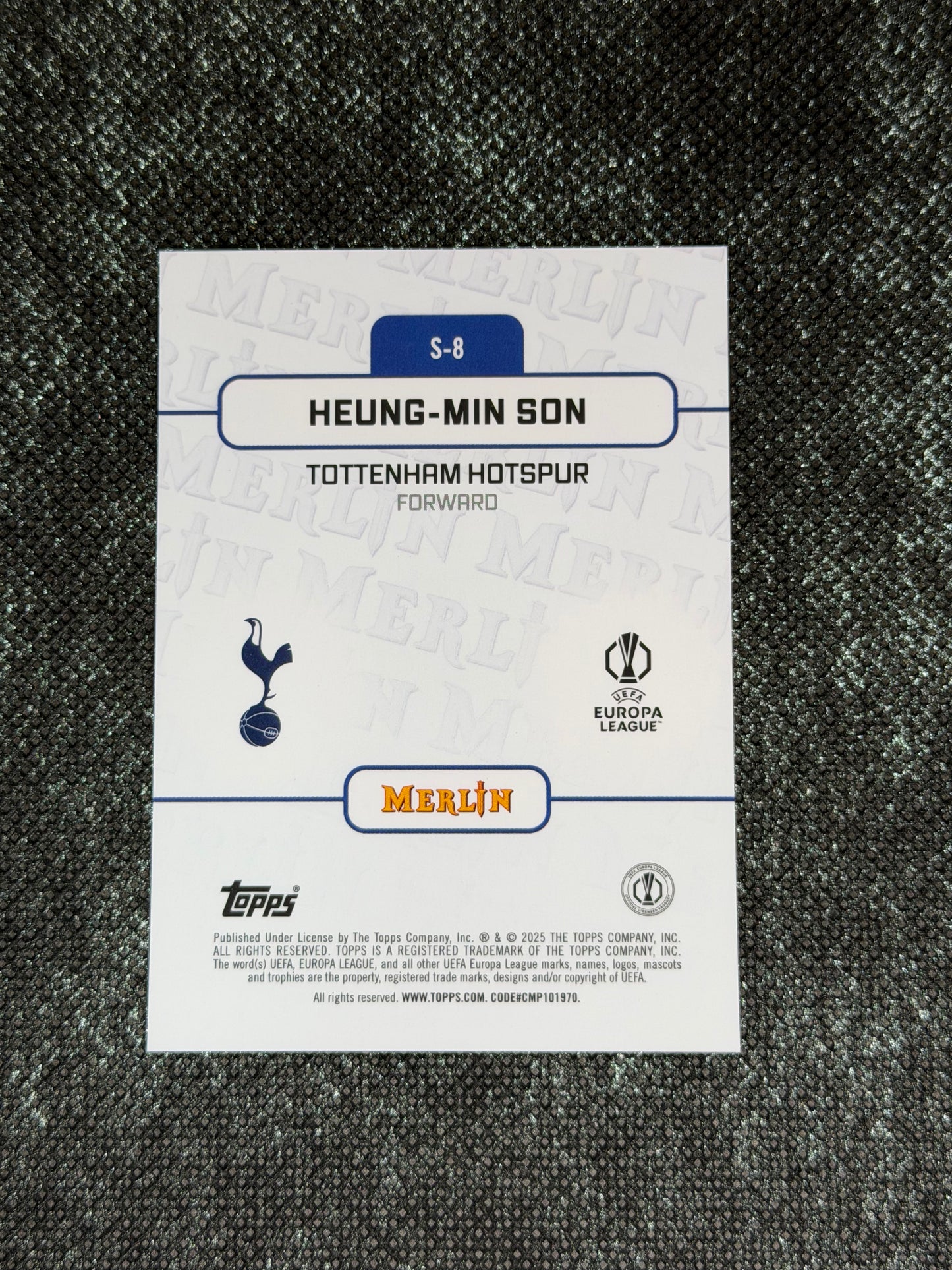 2024-25 Topps Merlin UCC The Shiny Insert (Case Hit) - Heung-Min Son