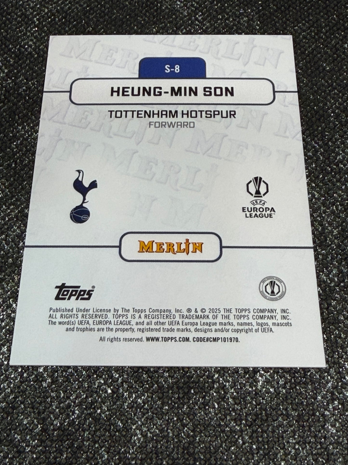 2024-25 Topps Merlin UCC The Shiny Insert (Case Hit) - Heung-Min Son