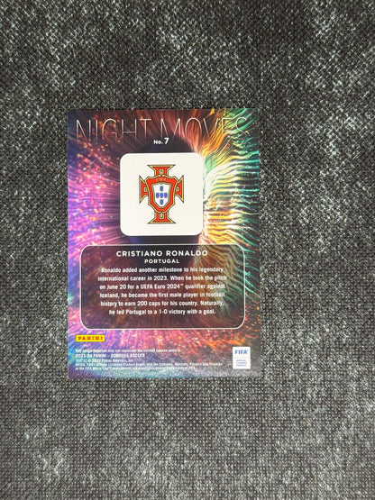 2023-24 Panini - Donruss Soccer Night Moves Insert (Case Hit) - Cristiano Ronaldo