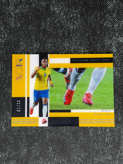 2025-26 Panini - Noir Road To FIFA World Cup 26 Soccer Sneaker Spotlight (01/30 = 1/1) Case Hit - Vini Jr.