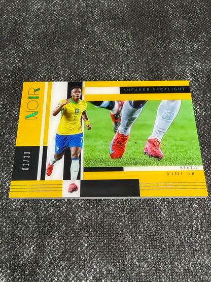 2025-26 Panini - Noir Road To FIFA World Cup 26 Soccer Sneaker Spotlight (01/30 = 1/1) Case Hit - Vini Jr.
