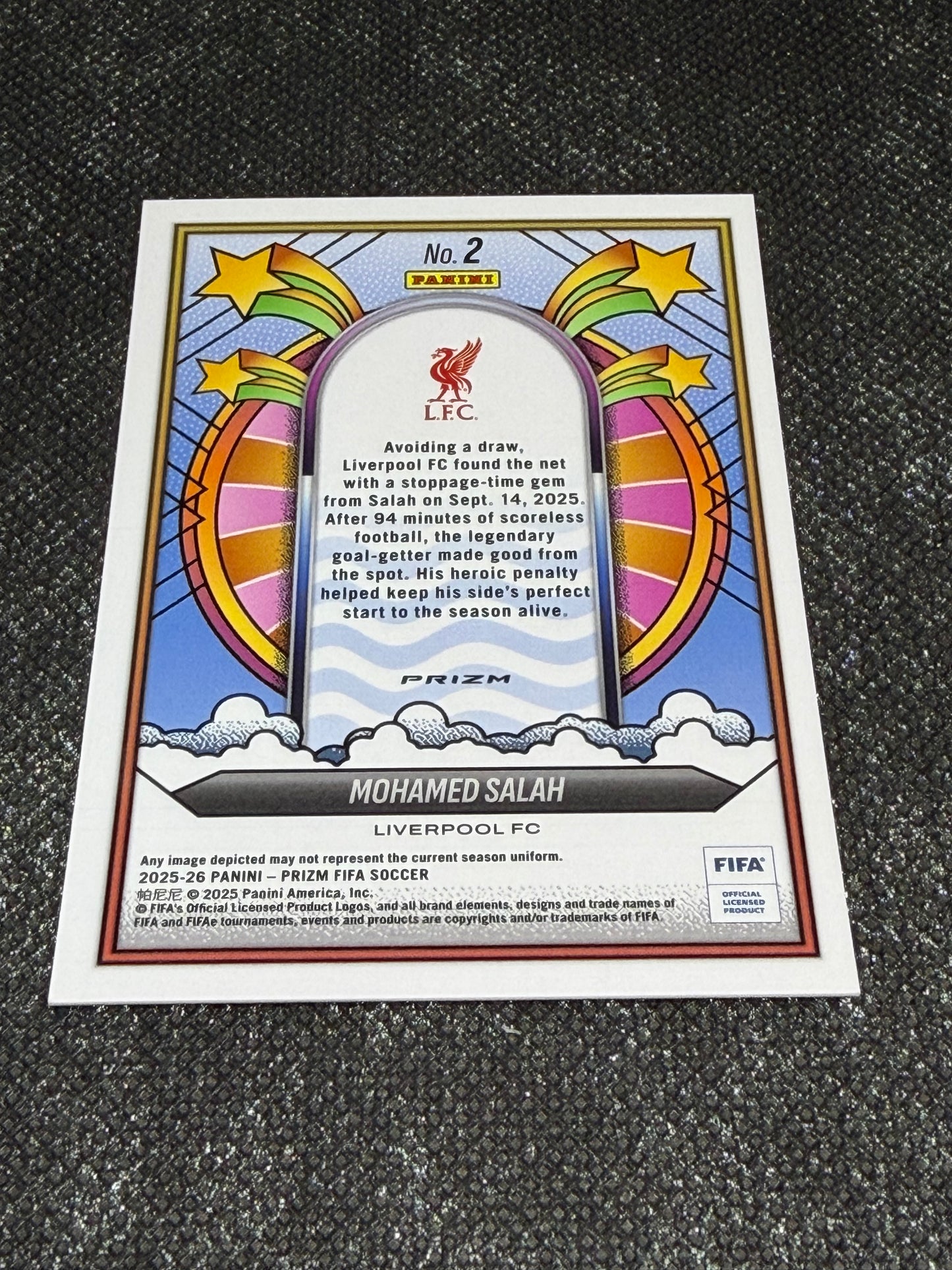 2025-26 Panini - Prizm FIFA Soccer Groovy Insert (Case Hit) - Mohamed Salah