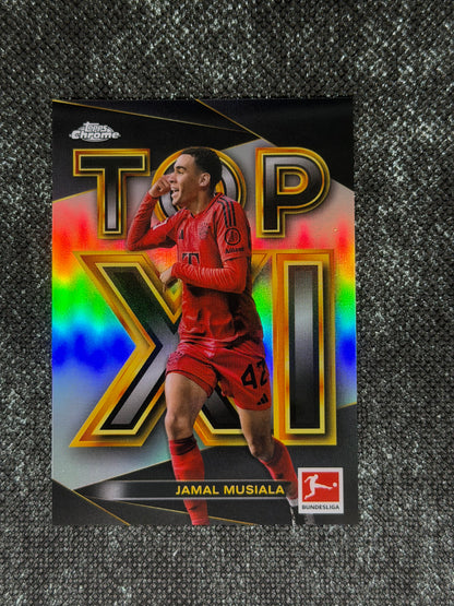 2024-25 Topps Chrome Bundesliga Top XI Insert (Case Hit) - Jamal Musiala