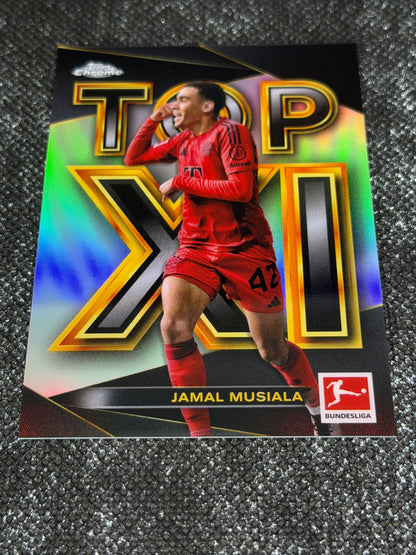 2024-25 Topps Chrome Bundesliga Top XI Insert (Case Hit) - Jamal Musiala