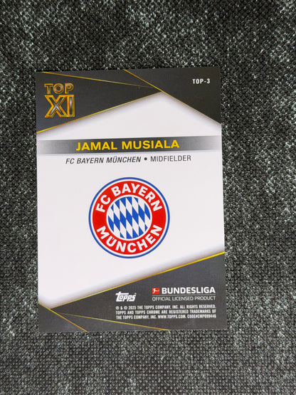 2024-25 Topps Chrome Bundesliga Top XI Insert (Case Hit) - Jamal Musiala