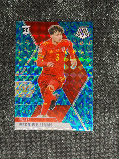 2021 Panini - Mosaic UEFA Euro Soccer Peacock Insert (Case Hit) RC - Neco Williams