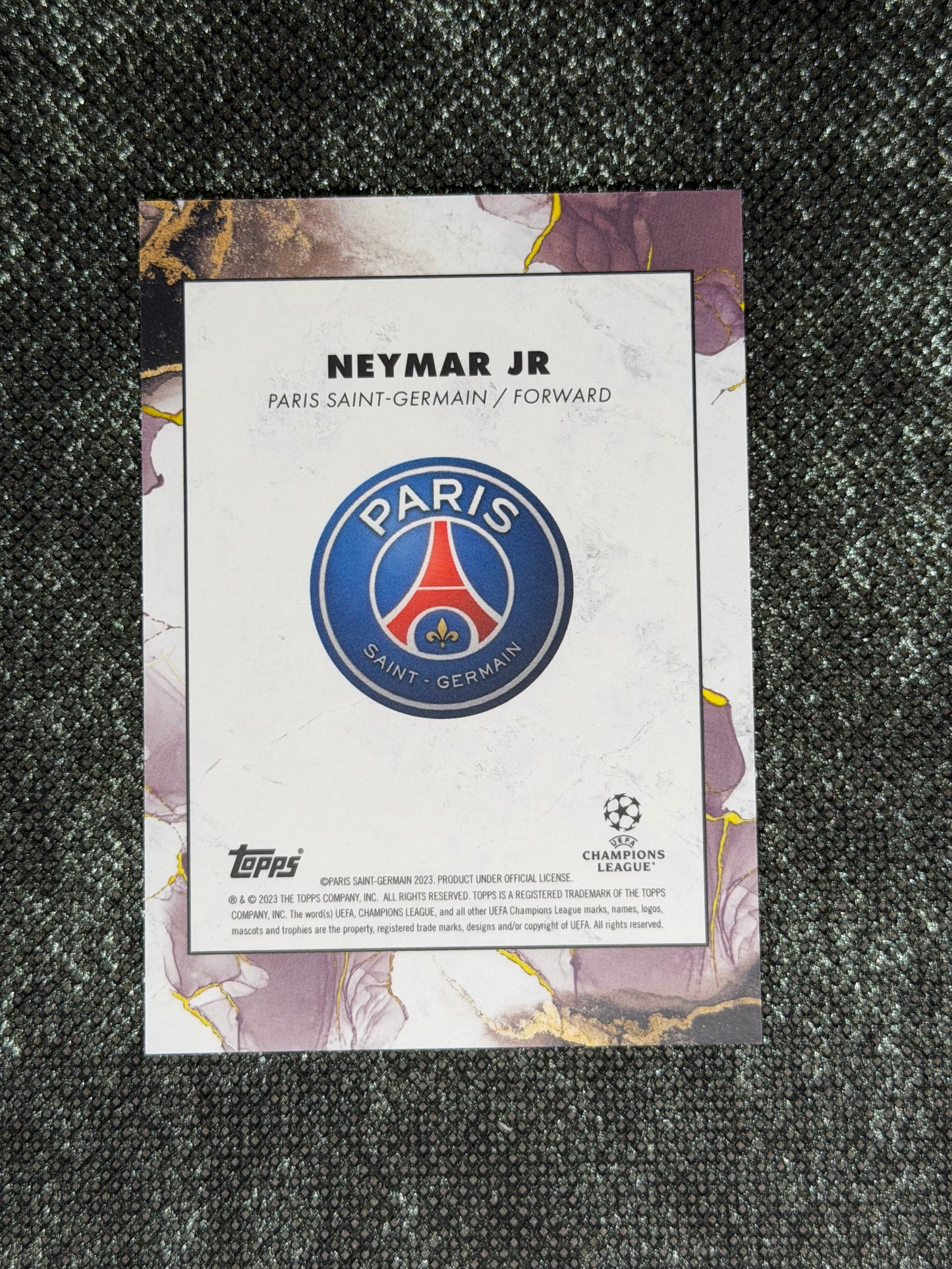 2022-23 Topps Inception UEFA Club Competitions Star Quality - Neymar Jr