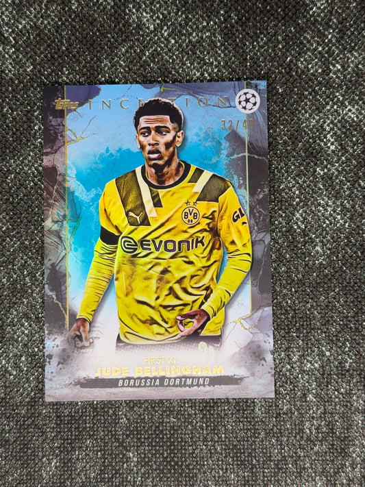2023 Topps Inception UEFA Champions League First XI Insert 32/49 - Jude Bellingham