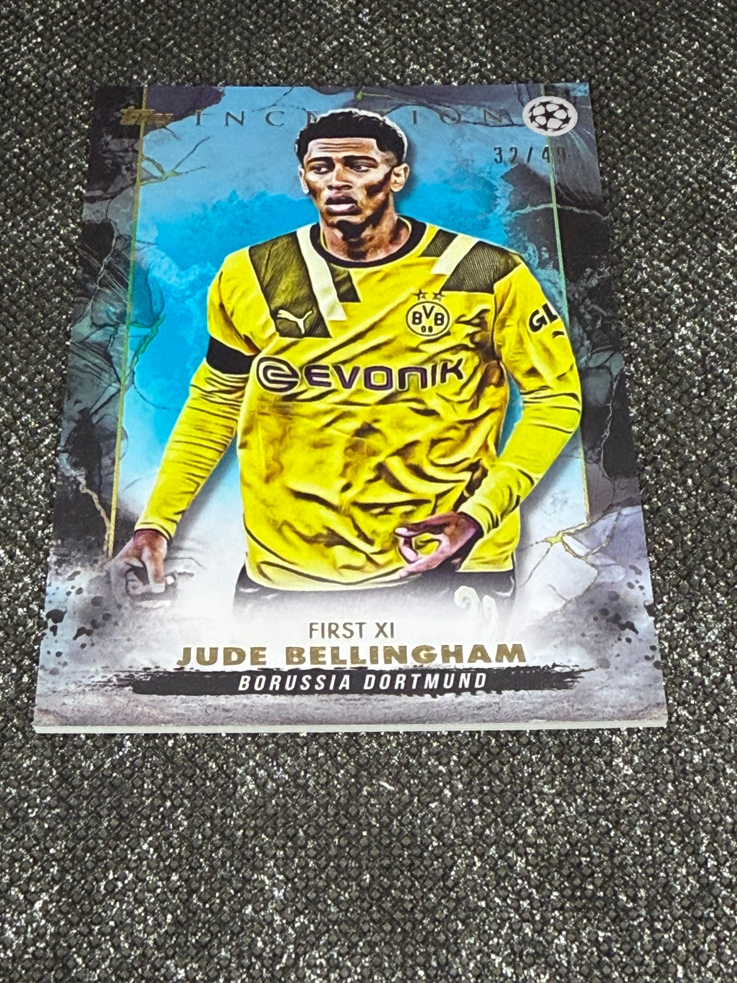 2023 Topps Inception UEFA Champions League First XI Insert 32/49 - Jude Bellingham