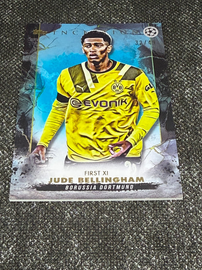 2023 Topps Inception UEFA Champions League First XI Insert 32/49 - Jude Bellingham
