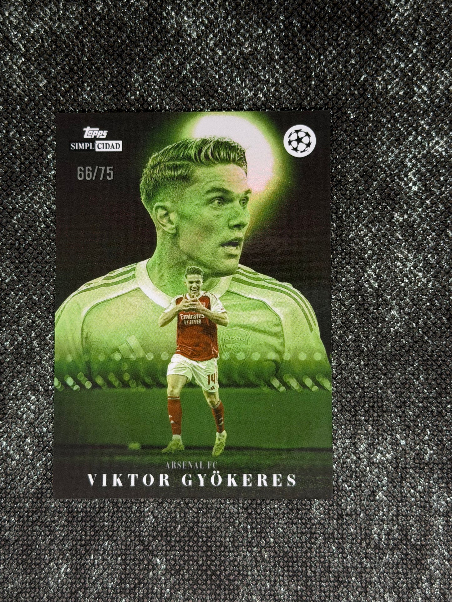 2025-26 Topps Simplicidad Exaltacion Insert Green 66/75 - Viktor Gyokeres