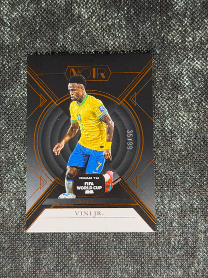 2025-26 Panini - Noir Road To FIFA World Cup 26 Soccer Vertical 35/99 - Vini Jr.