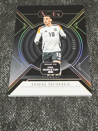2025-26 Panini - Noir Road To FIFA World Cup 26 Soccer Silver 33/49 - Jamal Musiala