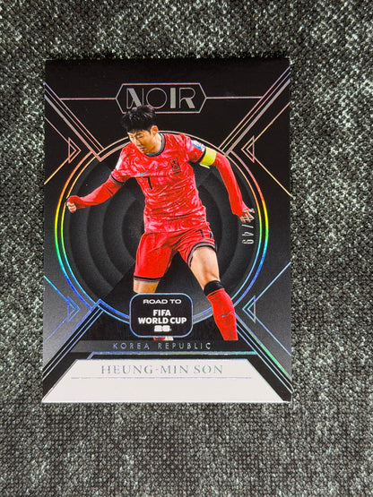 2025-26 Panini - Noir Road To FIFA World Cup 26 Soccer Silver 30/49 - Heung-Min Son