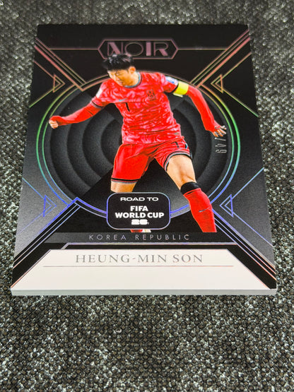2025-26 Panini - Noir Road To FIFA World Cup 26 Soccer Silver 30/49 - Heung-Min Son