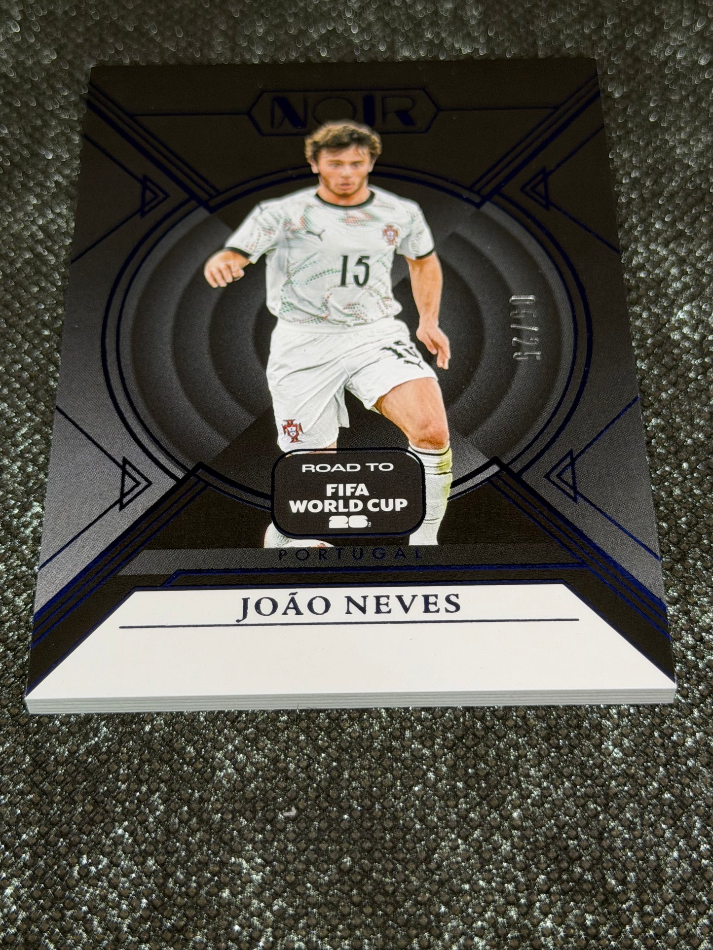 2025-26 Panini - Noir Road To FIFA World Cup 26 Soccer Blue 05/25 - Joao Neves