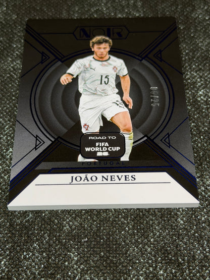 2025-26 Panini - Noir Road To FIFA World Cup 26 Soccer Blue 05/25 - Joao Neves