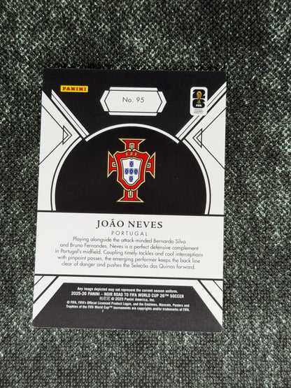 2025-26 Panini - Noir Road To FIFA World Cup 26 Soccer Blue 05/25 - Joao Neves