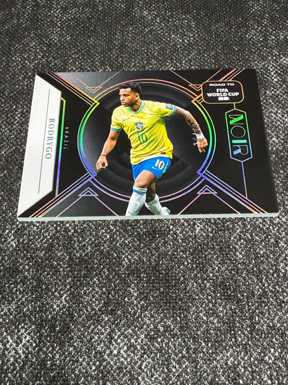 2025-26 Panini Noir Road To FIFA World Cup 26 Soccer Silver 26/49 - Rodrygo