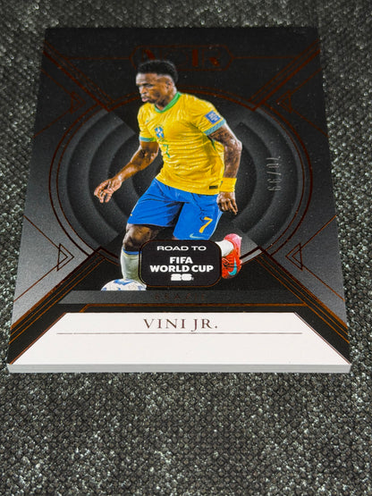 2025-26 Panini Noir Road To FIFA World Cup 26 Soccer Bronze 70/99 - Vini Jr.