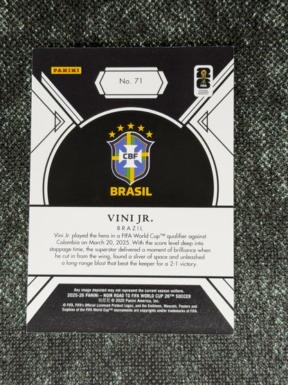 2025-26 Panini Noir Road To FIFA World Cup 26 Soccer Bronze 70/99 - Vini Jr.