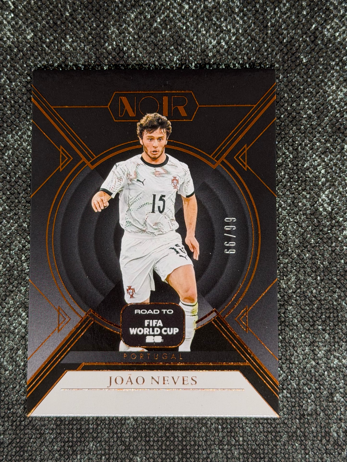2025-26 Panini-Noir Road To World Cup 26 Soccer Bronze 66/99 - Joao Neves