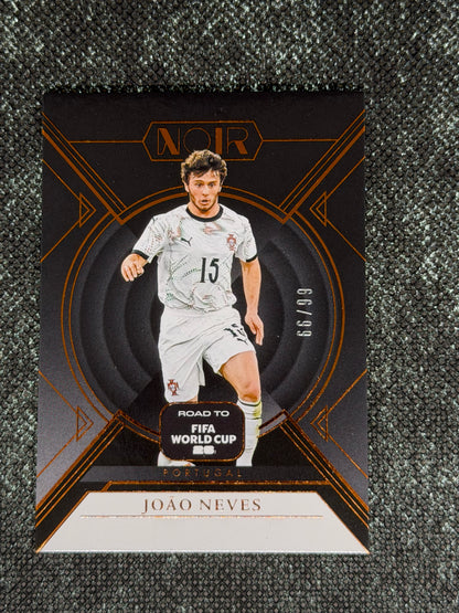 2025-26 Panini-Noir Road To World Cup 26 Soccer Bronze 66/99 - Joao Neves