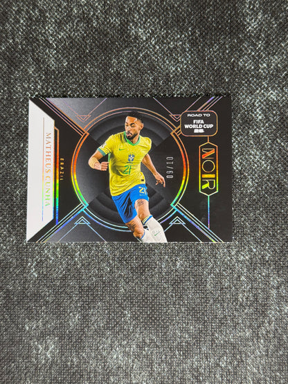 2025-26 Panini Road To World Cup 26 Soccer Silver (09/10=1/1 : Brazil Jersey No.) - Matheus Cunha