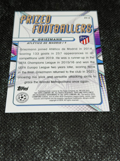 2022-23 Topps Finest UCC Prized Footballers Rose Gold 30/75 - Antoine Griezmann