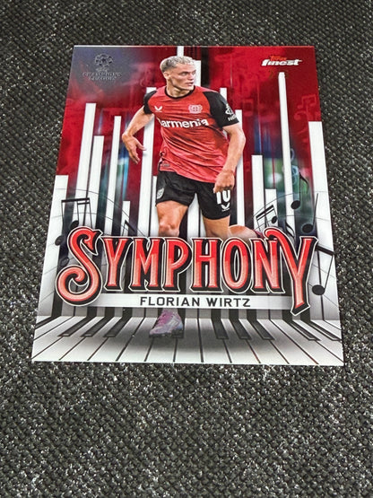 2024-25 Topps Finest UCC Symphony Insert Red 2/5 - Florian Wirtz
