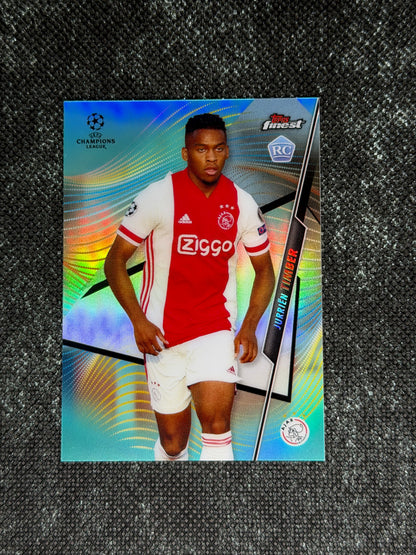 2020-21 Topps Finest UCC Aqua Refractor RC 53/75 - Jurrien Timber