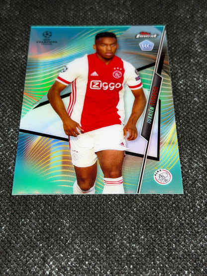 2020-21 Topps Finest UCC Aqua Refractor RC 53/75 - Jurrien Timber