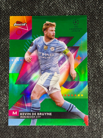 2023-24 TOPPS FINEST UCC GREEN REFRACTOR 89/99 - Kevin De Bruyne