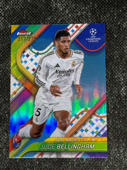 2024-25 Topps Finest UCC Purple Refractor 089/299 - Jude Bellingham