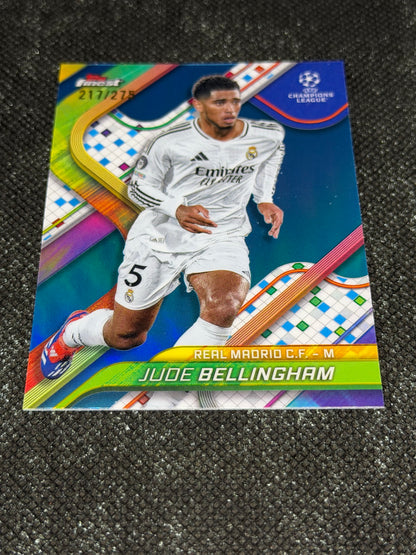 2024-25 Topps Finest UCC Purple Refractor 089/299 - Jude Bellingham