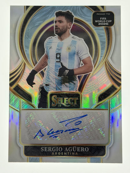 2025-26 Panini - Select Road To FIFA World Cup 2026 Soccer Autograph - Sergio Aguero