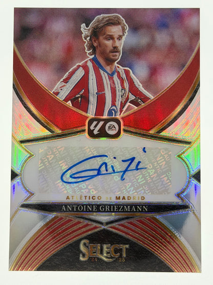 2024-25 Panini - Select La Liga Soccer Signatures Silver - Antoine Griezmann