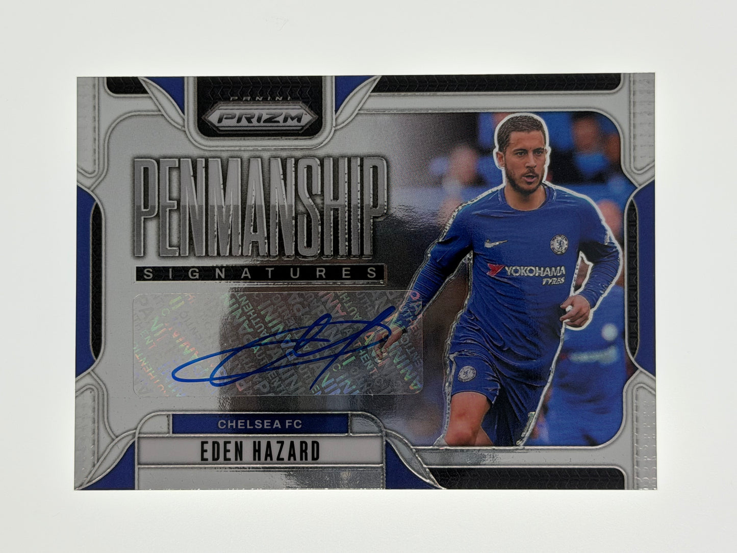 2024-25 Panini Prizm Premier League Soccer Penmanship Signatures - Eden Hazard