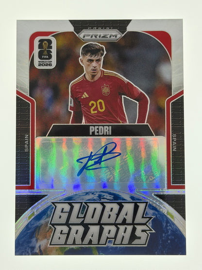 2026 Panini - Prizm FIFA World Cup 2026 Soccer Global Graphs Silver 13/75 - Pedri