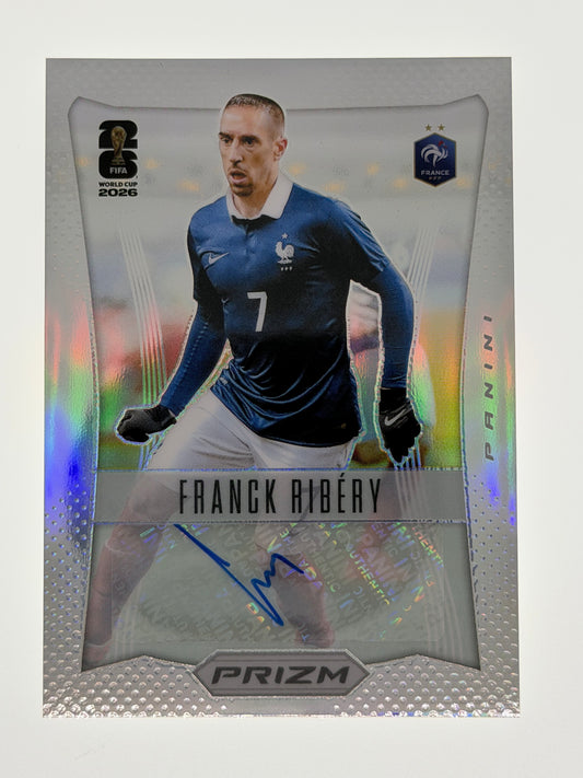 2026 Panini - Prizm FIFA World Cup 2026 Soccer 2012 Throwback Prizm Signatures Silver 26/75 - Franck Ribery