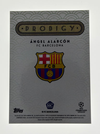 2023-24 Topps Deco UEFA Club Competitions Prodigy Green 42/99 RC - Angel Alarcon