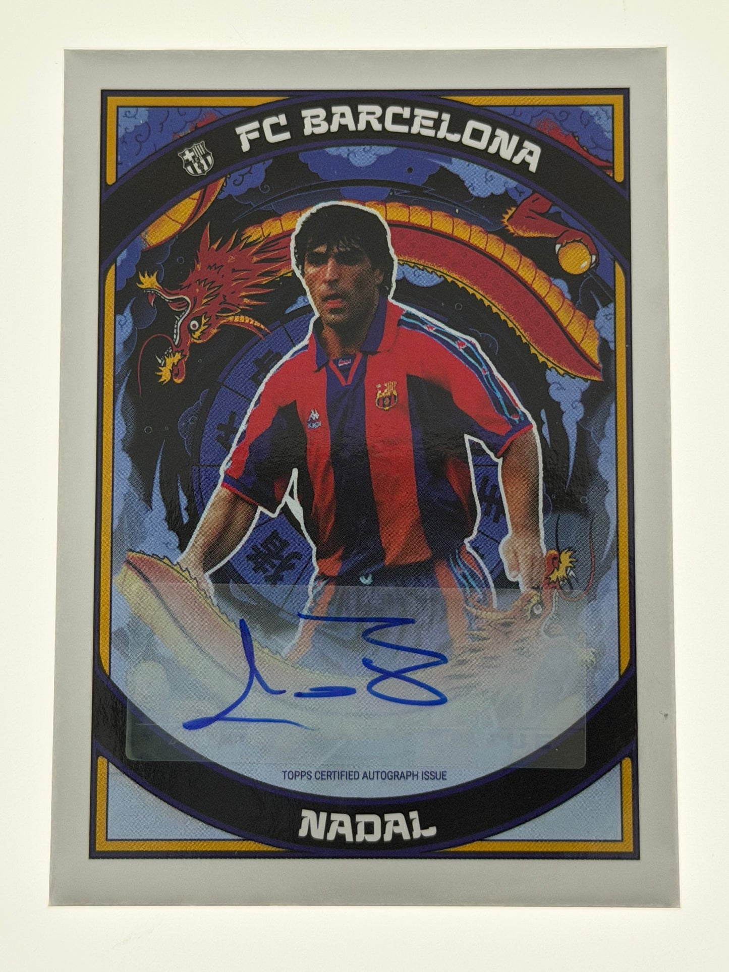 2023-24 Topps Year Of The Dragon China Chinese Zodiac Autograph Card - Nadal