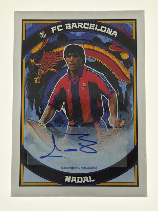 2023-24 Topps Year Of The Dragon China Chinese Zodiac Autograph Card - Nadal